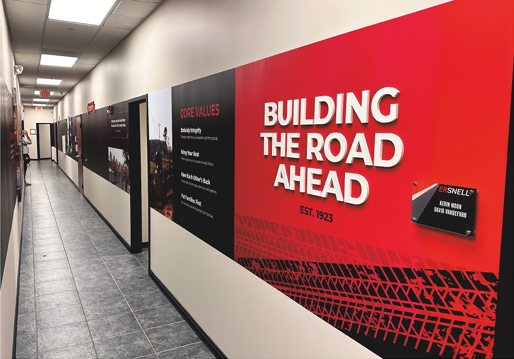 Landscape with path and structure